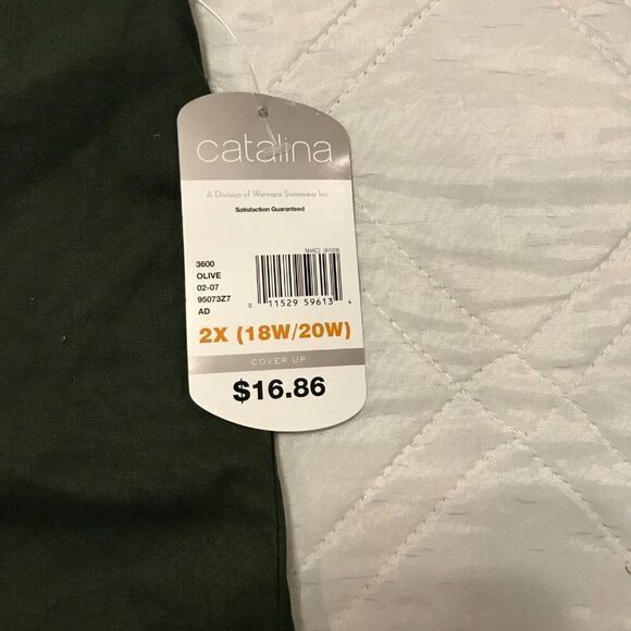 Catalina Navigator green shorts size 2X 18W/20W nwt - Picture 3 of 5